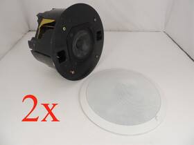 F-121cm Toa Lot Of 2 Full Range Commercial In Ceiling Speaker Quantity Available