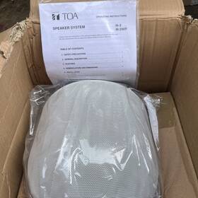 Toa H-3wp Ex Compact Surface Wall Mount Speaker White Open Box
