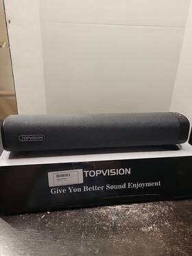 Ss01 Topvision Wall Mountable Sound Bar For Tv With Subwoofer Remote Control Read Descr Ss01 Topvision Wall Mountable Sound Bar For Tv With Subwoofer Remote Control Read Descr