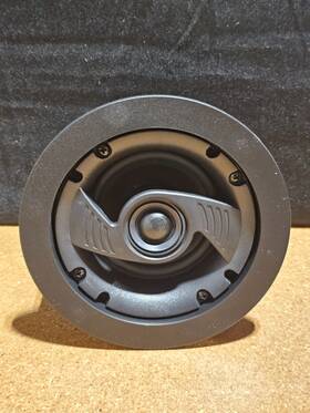 Tac4ii Totem Tac 4 Ii Round In Ceiling Speaker - Black With White Grille
