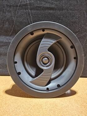 Tac8 Totem Tac 6.5 Ii Round In Ceiling Speaker - Black With White Grille