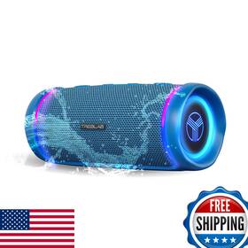 B097c4m3c3 Treblab Hd77 Blue Bluetooth Portable Speaker 360 Hd Surround Stereo Dual Pairin