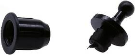 Treedix 764784798231 12pair Speaker Grill Peg Kit Plastic Ball And Socket Type 12.5x11x10 Mm