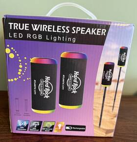Ipx5 Tws 600328160822 Hard Rock Ac Wireless Bluetooth Speaker 2 Pack Outdoor Waterproof Recharge