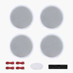 Uimoso 199413797185 Bluetooth Ceiling Speakers 6.5 Inch In-wall&ceiling 4-pack 2-way Audio System