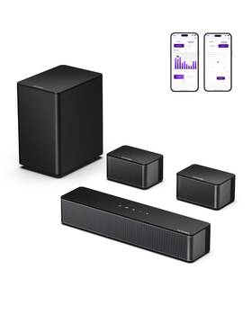 Ultimea 642380743018 5.1 Sound Bar For Smart Tv Virtual Surround System 320w Peak P