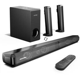 4.1ch Ultimea 680358104706 Apollo S50 Sound Bar For Smart Tv With Subwoofer 2-in-1