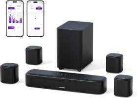 7.1ch Ultimea 744759182265 Virtual Surround Sound Bar For Smart Tv With 4