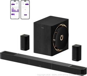 7.1.4ch Ultimea 850056311663 Skywave X60 Professional Wireless Surround Sound System