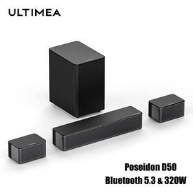 D50-5.1 Ultimea D50-5 Poseidon Surround Sound Bar 3d Virtual System 320w Hdmi
