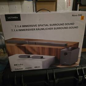 U4420 Ultimea Nova S90 7.1.4 Sound Bar With Dolby Atmos 740w Wireless Subwoofer/surround