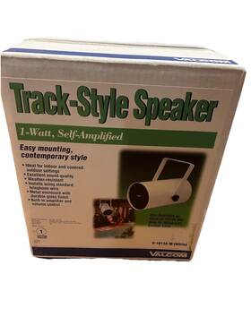 V-1013a-w Valcom V-1013a 1-watt One-way Self-amplified Track Speaker White New Sealed V-1013a-w Valcom V-1013a 1-watt One-way Self-amplified Track Speaker White New Sealed