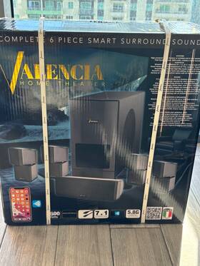 U2600 Valencia 7.1 6 Piece Smart Surround Sound System Still In Box