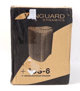 Ios-6-b Vanguard Dynamics Ios-6 6 Outdoor Speaker Weatherproof Black W184