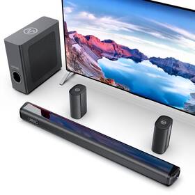 5.1ch Veatool 313448638188 S60l Sound Bars With Wireless Subwoofer Black