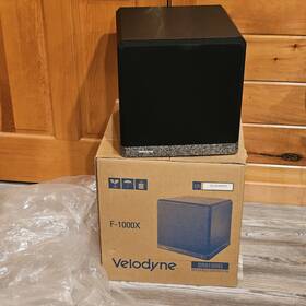 F-1000x Velodyne Nib Nos Black Servo F-series Controlled 10 Inch Subwoofer