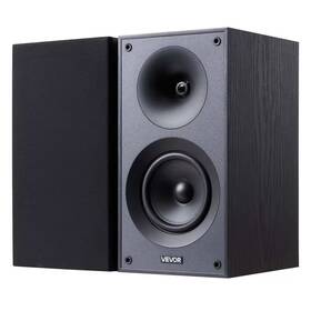 Vevor 744759781055 Passive Bookshelf Speaker 300-watt Book Shelf Stereo Speakers With 5.25 Inch Woo