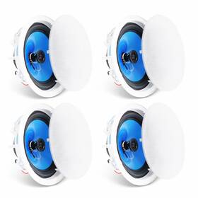 Dpxdysq8yclzpzc9cv9 Vevor 4 Pack 8 Inch Ceiling Speakers 50w Flush Mount In Wall Home Audio