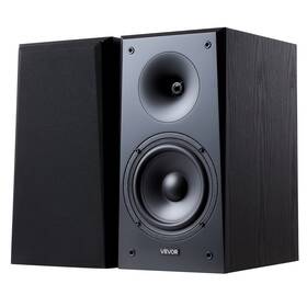Vv-6b Vevor Passive Bookshelf Home Speakers Pair Of Stereo Audio 55hz-20khz