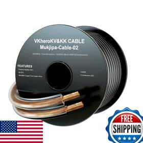 B0c15hvmp4 Vkherokv 5n Ofc Hifi Speaker Wire 10-14 Awg Audio Cable 8m 26ft