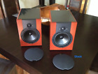 Vr-m60 Boston Acoustics Cherry Reference Bookshelf Speakers Incredible Sound