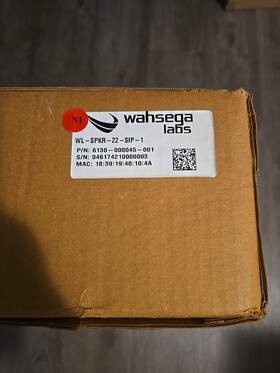 Wl-spkr-22-sip-1 Wahsega Labs Speaker Pn#6130-000045-001 Wl-spkr-22-sip-1 Wahsega Labs Speaker Pn#6130-000045-001