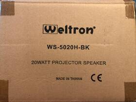 Ws-5020h-bk Weltron Ws-5020h Black 20 Watt Projector Speaker New In Original Box Ws-5020h-bk Weltron Ws-5020h Black 20 Watt Projector Speaker New In Original Box