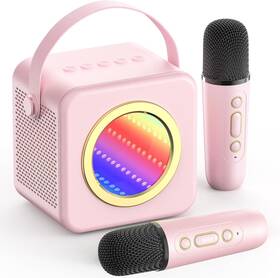 A4701 Xwit Mini Karaoke Machine For Adults Kids Speaker With Pink
