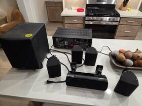 Ax-a550 Yamaha Aventage Sound System With 5 Speakers Prosub 600