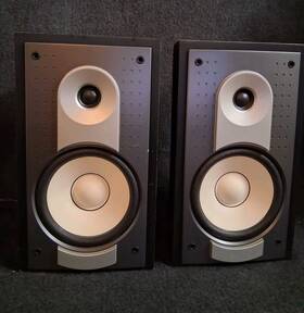 Ns-ap6500f Yamaha Ns-6500f Bookshelf Speakers Black Pair Set Of 2 Work Tested Great Sound
