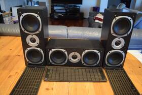 Ns-ac580 Yamaha 3 Pc Ns-a580 /ns-ac580 Home Theater Surround Left/front/center Speakers