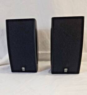 Ns-ap1405bls Yamaha Pair Of Satellite Speakers For Home Theater System Tested
