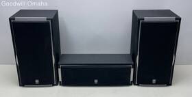 Ns-ap5700blf Yamaha Ns-ap5700blc Lot Of 3 Speakers - 2 Tested Read Descrip Ns-ap5700blf Yamaha Ns-ap5700blc Lot Of 3 Speakers - 2 Tested Read Descrip