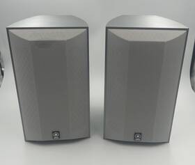 Ns-ap6506 Yamaha Front 13 Inch Bookshelf Speakers Silver Pair Set Of 2 Tested With Box