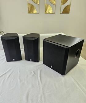 Ns-ap6500f Yamaha Ns-ap650of Home Theater System Sw-p3600 Subwoofer 2x Speakers - Tested