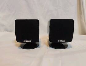Ns-b285 Yamaha Satellite Speakers 6 Ohms 80w Tested Works With Stands