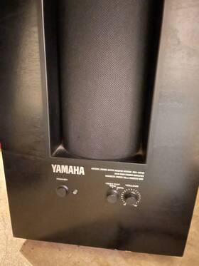 Ns-w10 Yamaha Super Woofer 60w High Power Amplifier Uos One Owner Lightly Used