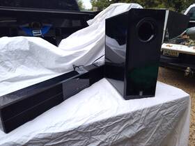 Yas-71 Yamaha Soundbar And Subwoofer Combo Front Surround System Black