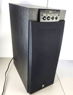 Yst-sw305 Yamaha Powered Subwoofer System Black Wired 80 Watt 8 Inch Dual Driver