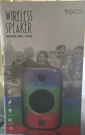 Y406 Yoco New Wireless Speaker With 4 Inch Speakers 10w Output Eq Fm Rgb Lights