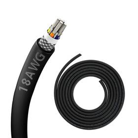 B0d2hnbbv9 Zhong Hua Jiang 18awg 18/4 4-core Shielded Cable - 18ft Tinned Copper Speaker Wire