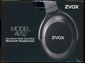 7005254 Zvox Model Av52 Accuvoice Noise-cancelling Bluetooth Headphones White - New