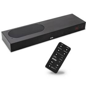 Av835 Zvox 882360083516 Soundbar Dialogue Clarifying 20 Levels Voice Boost Dual Woofers Black