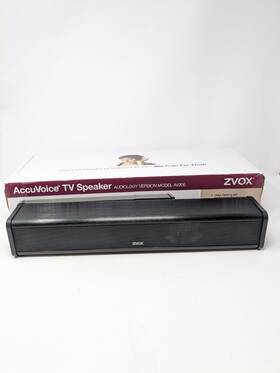 Av205 Zvox Accuvoice Sound Bar Tv Speaker With Hearing Aid Technology 17 Inch Black Av205 Zvox Accuvoice Sound Bar Tv Speaker With Hearing Aid Technology 17 Inch Black