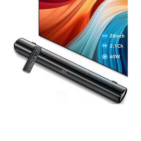 2.1ch Zvox S260 28in 60w Bluetooth Soundbar Black Remote Wall Mount Usb Aux Opt