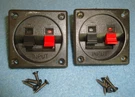 Sony U560 Speaker Terminals X 2"1/4, Window (pair). Fixed Price $6.50.