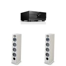Focal Bundle: 2X Vestia NO3 Light Wood Floorstanding Speakers With RX-A4A Rec.... Fixed Price $3449.99.