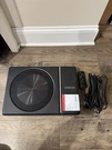 Kenwood KSC-PSW8 8" Compact Powered Subwoofer, 250W Max Power, Remote Control. Fixed Price $114.99.