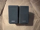 Pair Of Two Sony SS-MSP2 Surround Sound Speakers Black Tested Working. Fixed Price $19.02.