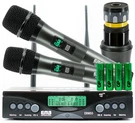 Emb EBM55 Dual Uhf Wireless Handheld Microphone System W/ Rechargeable Receiver. Fixed Price $139.99.